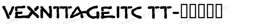 VintageITC TT字体转换
